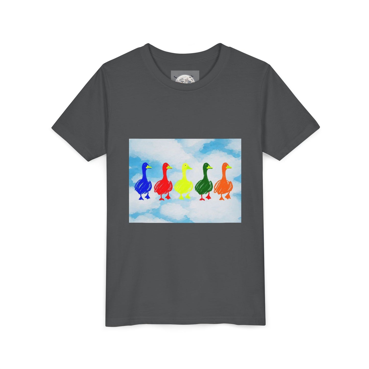 Duck Youth Tee with Crayon Colors