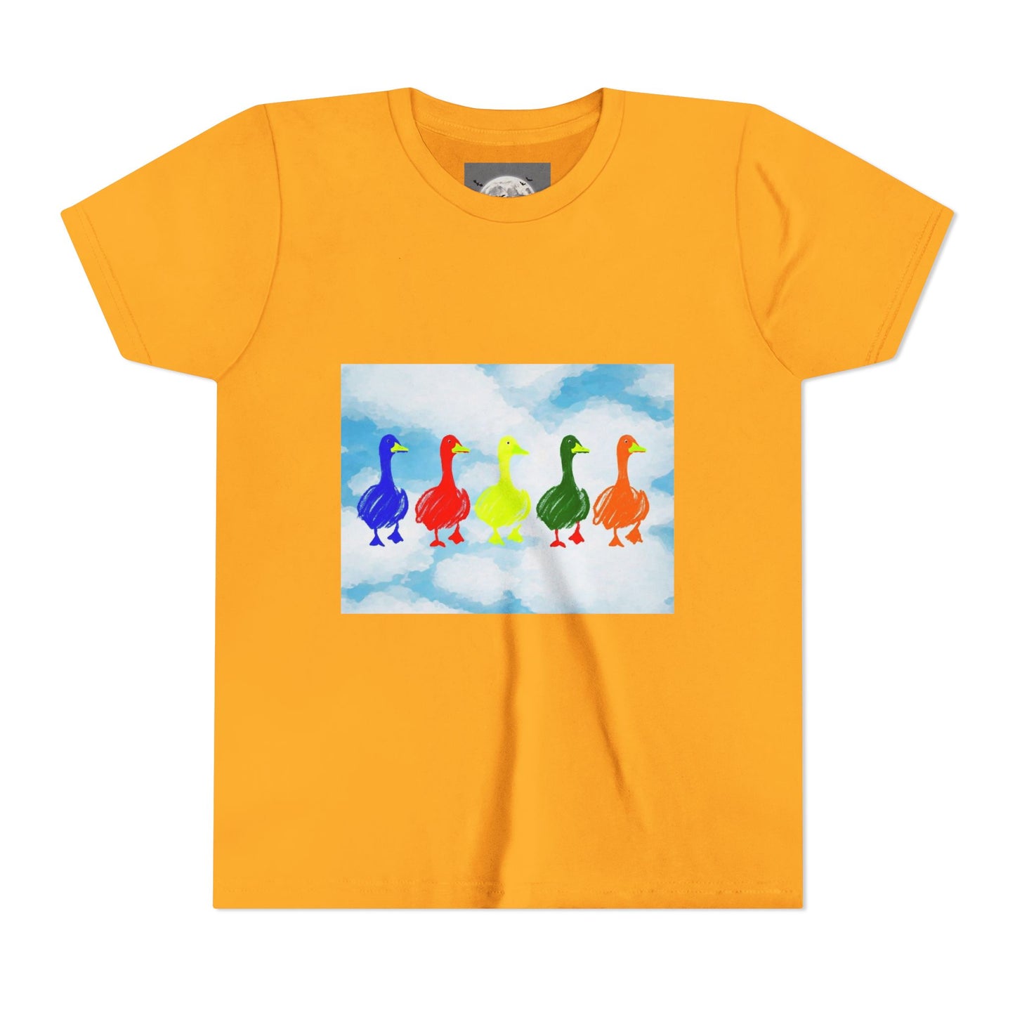 Duck Youth Tee with Crayon Colors