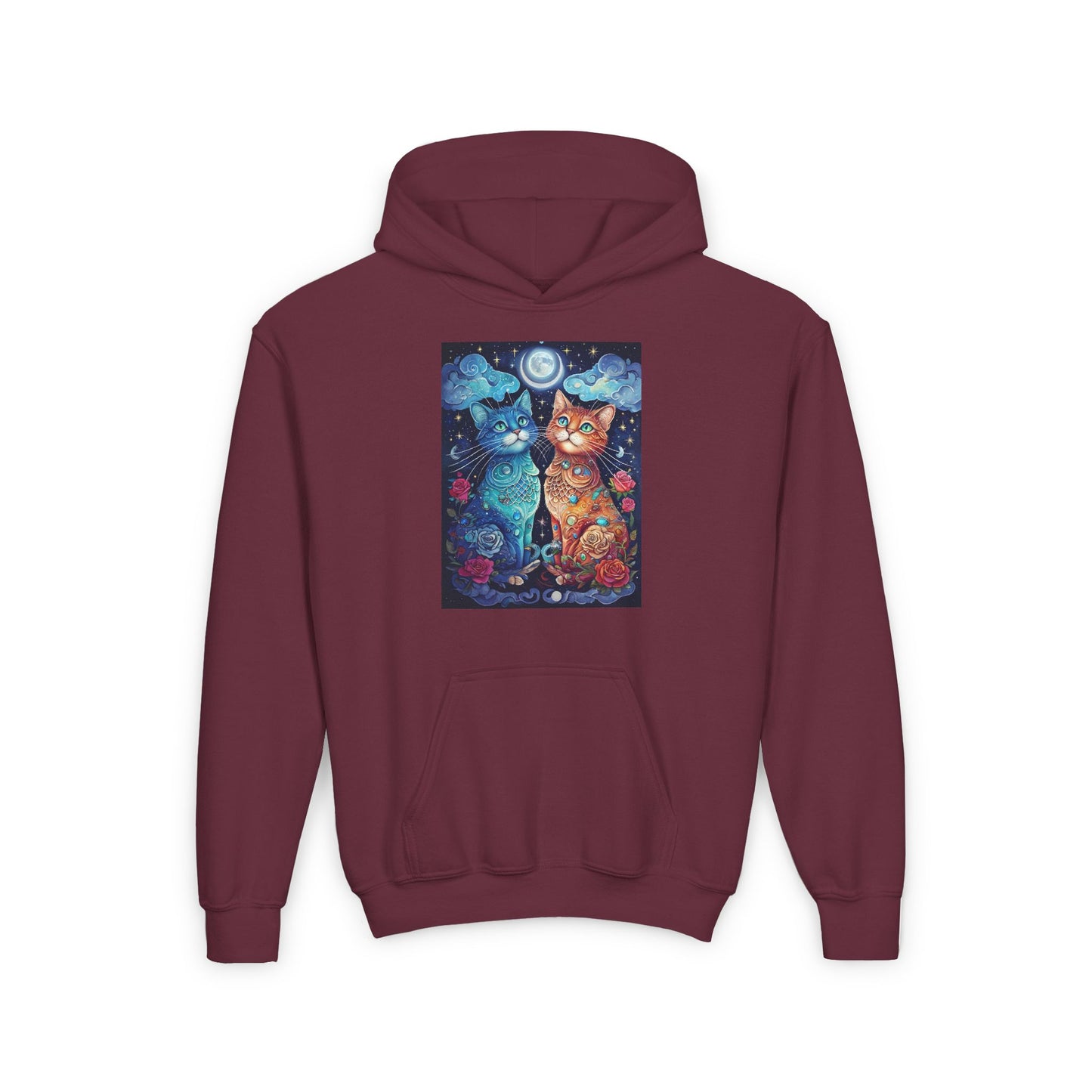 Cat Moonlight Hoodie