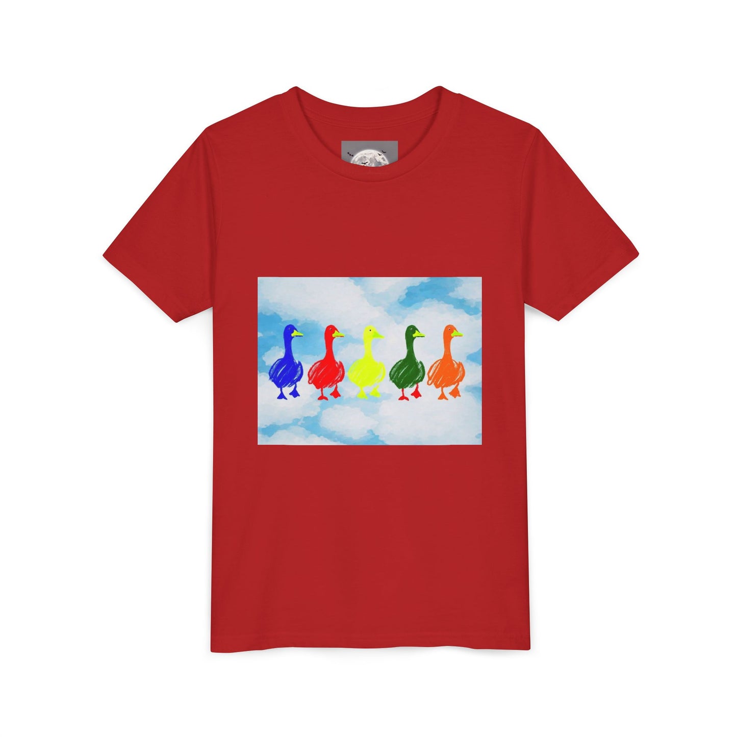 Duck Youth Tee with Crayon Colors