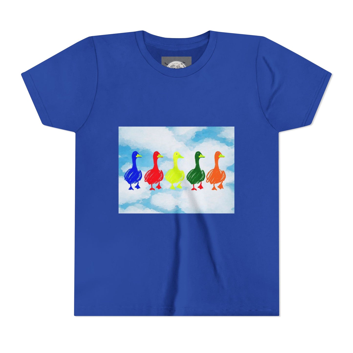 Duck Youth Tee with Crayon Colors