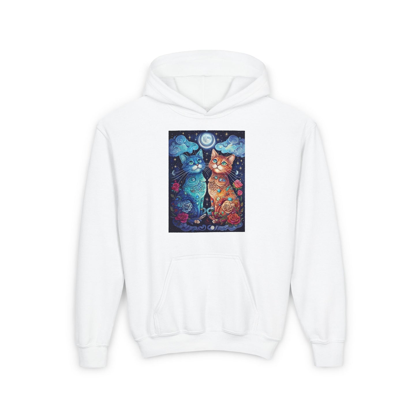 Cat Moonlight Hoodie