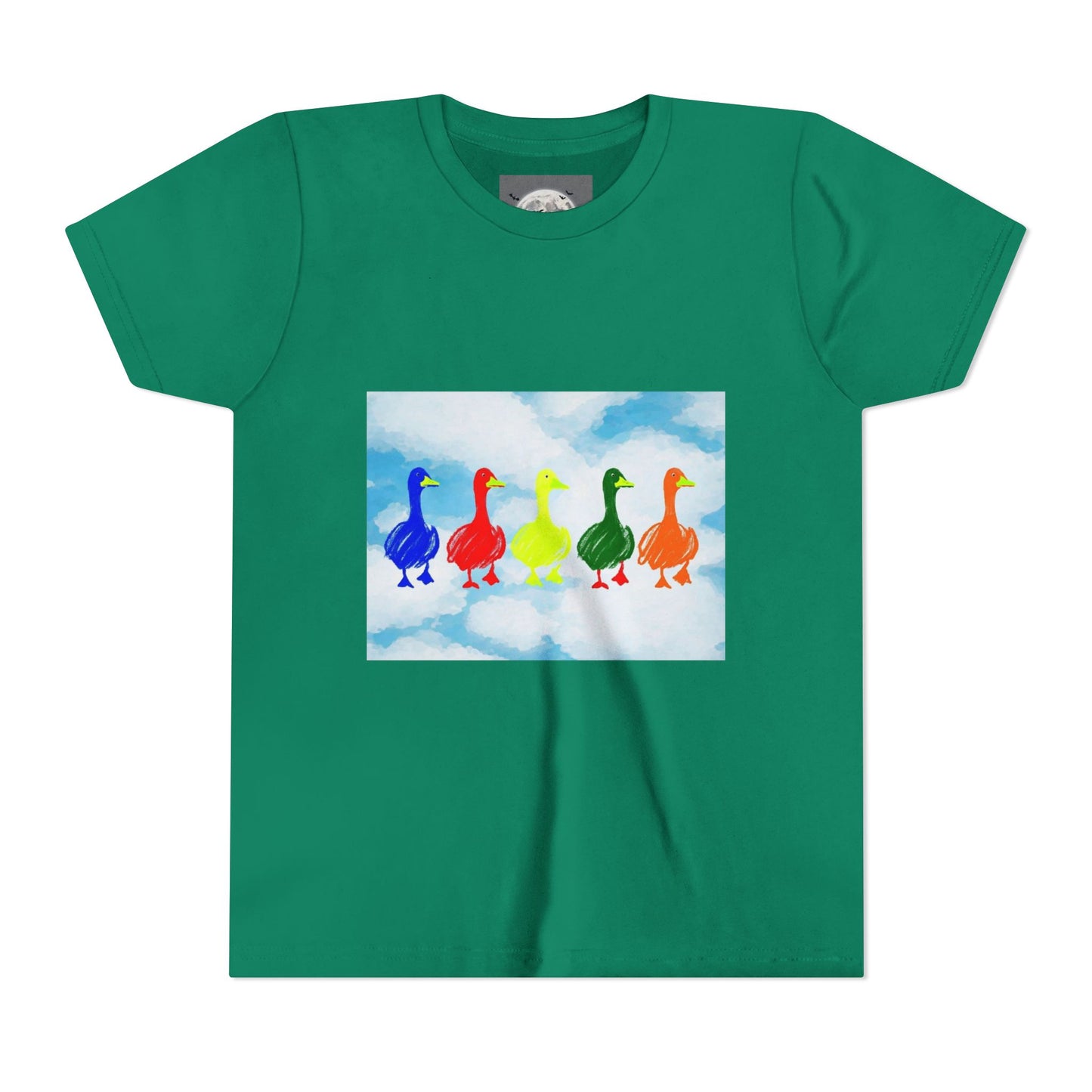 Duck Youth Tee with Crayon Colors