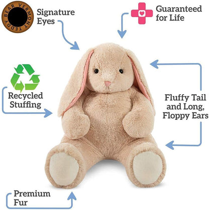 Giant Bunny Stuffed Animal - 4 Ft Stuffed Bunny Plush Toy from Giant Cuddle Collection, Adorable Rabbit Stuffed Animal for Kids & Adults - Perfect Valentines Day Gift for All Ages