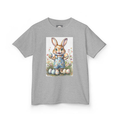 Kids T-Shirt Happy Easter Bunny with Eggs