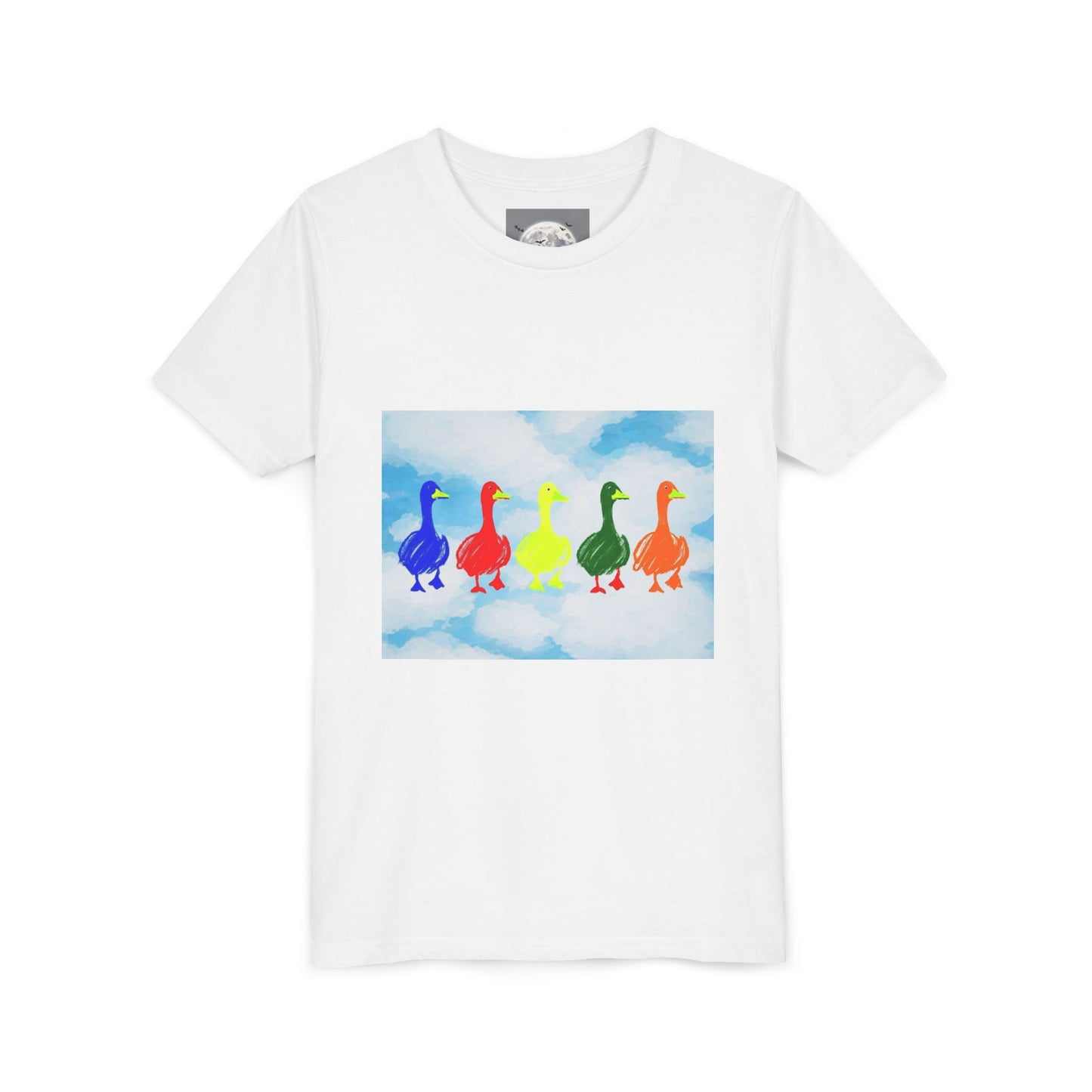 Duck Youth Tee with Crayon Colors