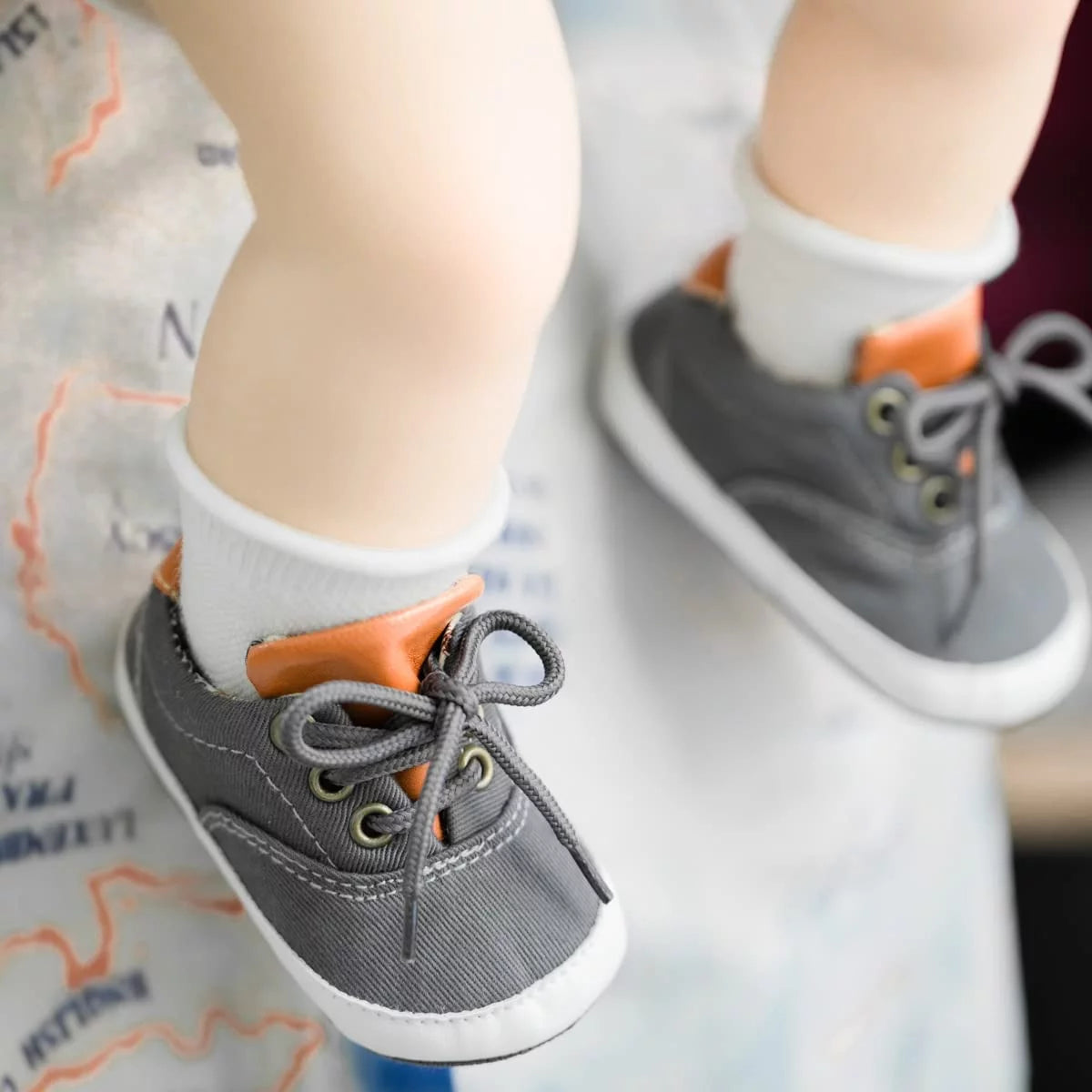 Baby Girls Boys Canvas Shoes Infant Casual Sneakers Newborn Crib Shoe for First Walkers 3-18 Months