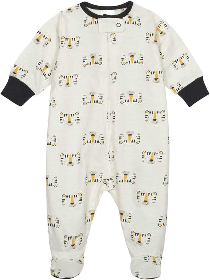 Baby Boys' 4-Pack Sleep 'N Play Footies